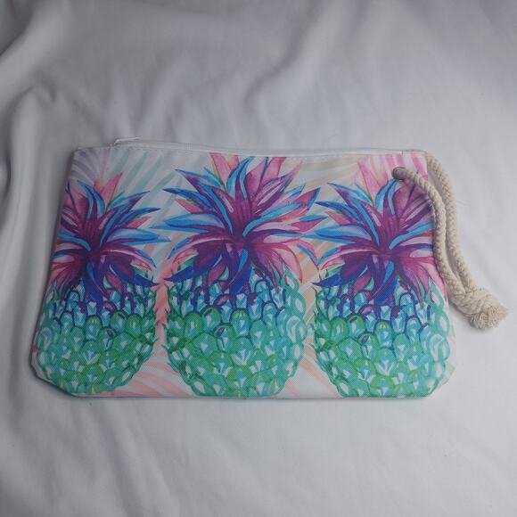 Morgan Home Wet Dry Bag Pineapple Print Beach Case NWT - Picture 2 of 7